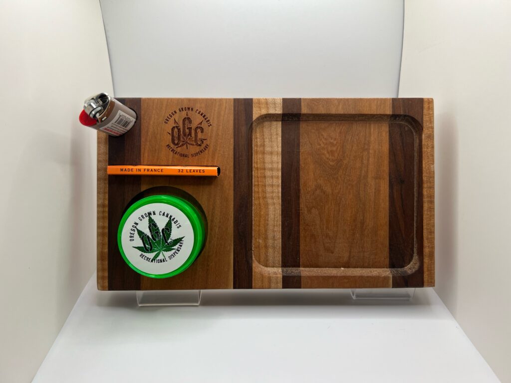 OGC Wooden Rolling Tray