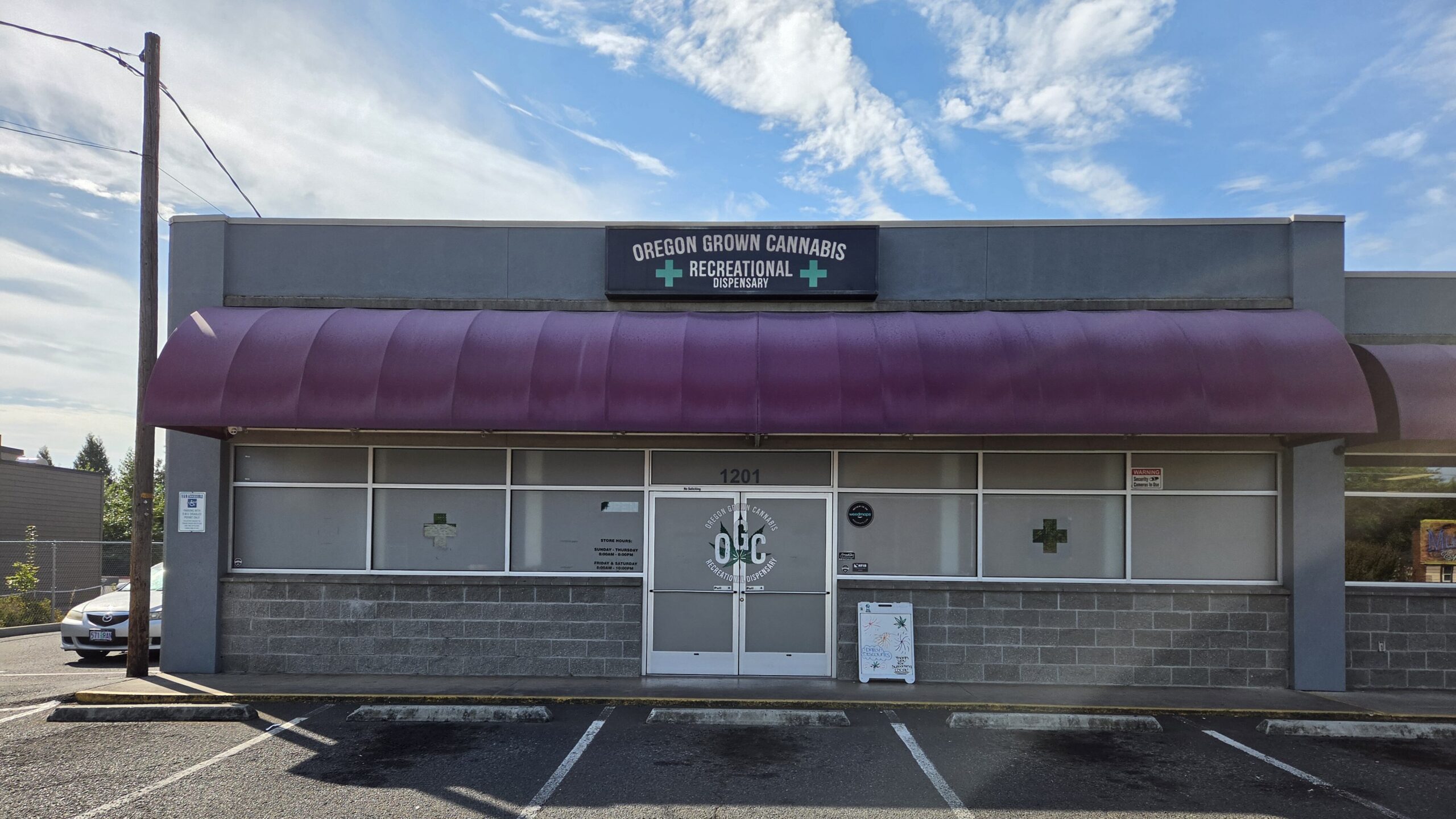 The front of OGC on W Stewart